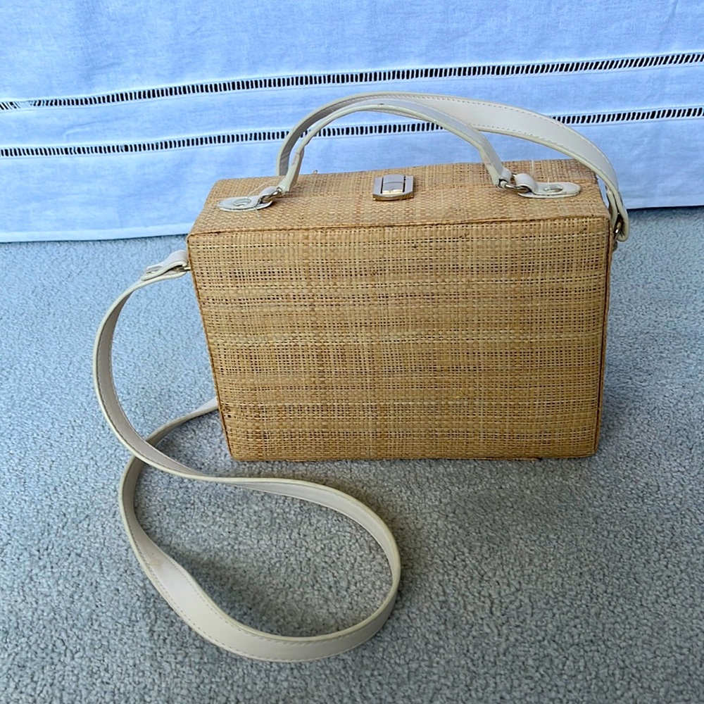 Zara Rafia bag